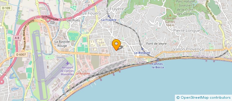 localisation de l'entreprise MONSIEUR ALI MEJRI  CANNES