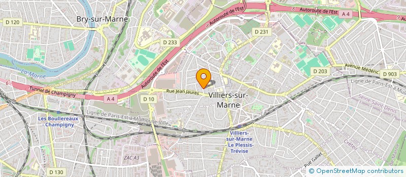 localisation de l'entreprise MONSIEUR ALI MEKDAD  VILLIERS-SUR-MARNE