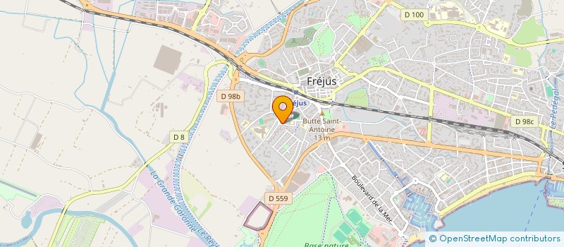 localisation de l'entreprise MONSIEUR ALI MEKERNEF à FREJUS