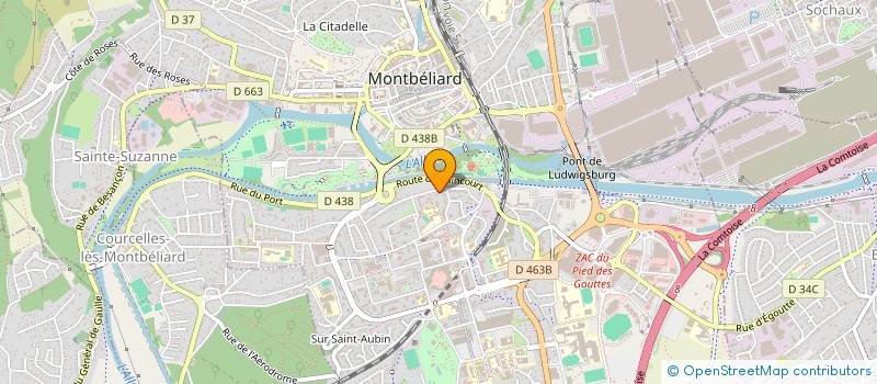 localisation de l'entreprise MONSIEUR ALI MELLOU  MONTBELIARD
