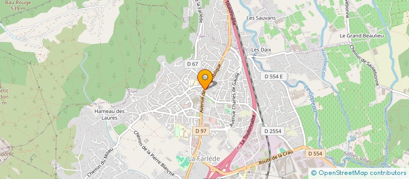 localisation de l'entreprise MONSIEUR ALI MERABTI  LA FARLEDE