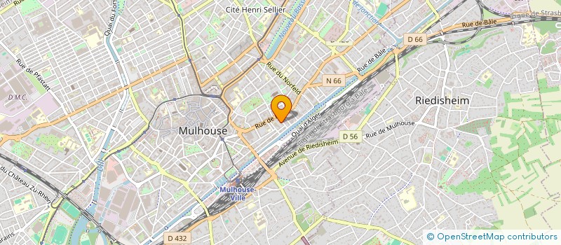 localisation de l'entreprise MONSIEUR ALI MERAL  MULHOUSE