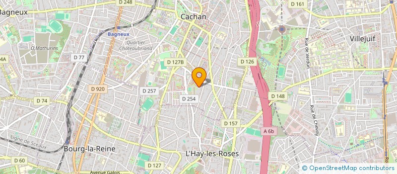 localisation de l'entreprise MONSIEUR ALI MERNICHE  CACHAN