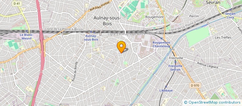localisation de l'entreprise MONSIEUR ALI MERZOUK à AULNAY-SOUS-BOIS