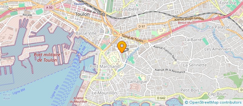 localisation de l'entreprise MONSIEUR ALI MESSAOUDI  TOULON