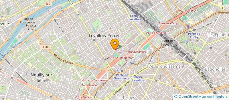 localisation de l'entreprise MONSIEUR ALI MEZGRANI à LEVALLOIS-PERRET