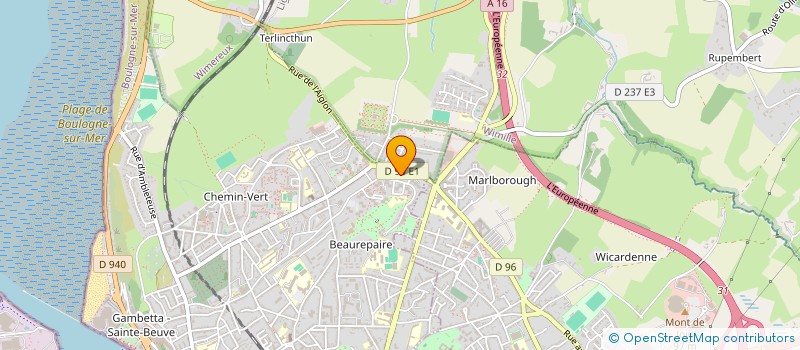 localisation de l'entreprise MONSIEUR ALI MINA  BOULOGNE-SUR-MER