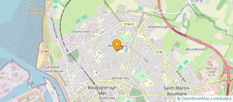 localisation de l'entreprise MONSIEUR ALI MIRA  BOULOGNE-SUR-MER