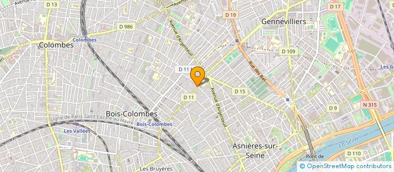 localisation de l'entreprise MONSIEUR ALI MITHUBI à BOIS-COLOMBES