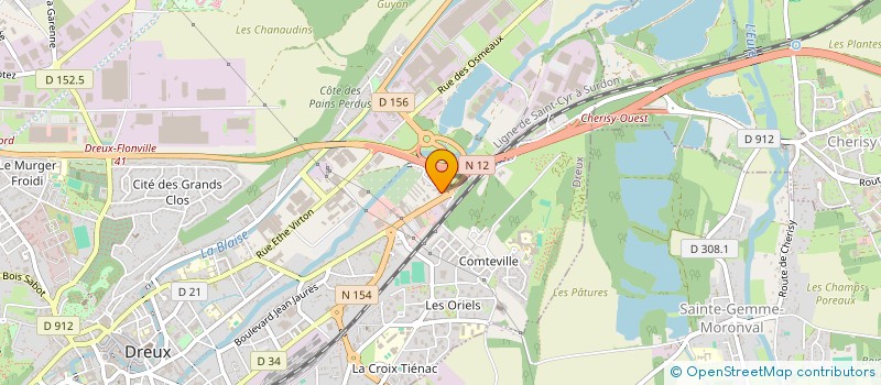 localisation de l'entreprise MONSIEUR ALI MOGHADDASI à DREUX