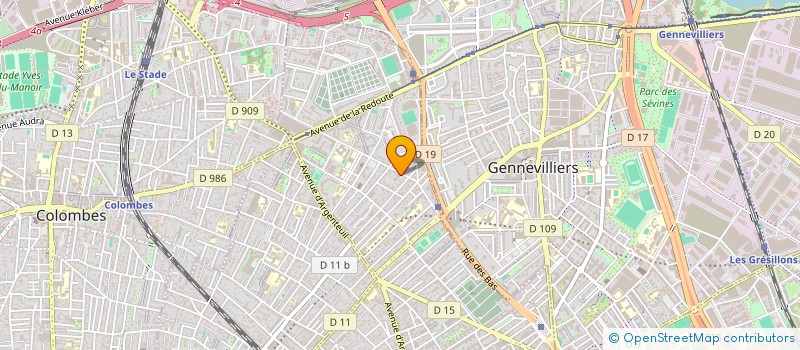 localisation de l'entreprise MONSIEUR ALI MOHAMED  ASNIERES-SUR-SEINE