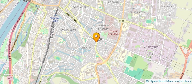 localisation de l'entreprise MONSIEUR ALI MOHAMED AL-TIGANI  VALENCE