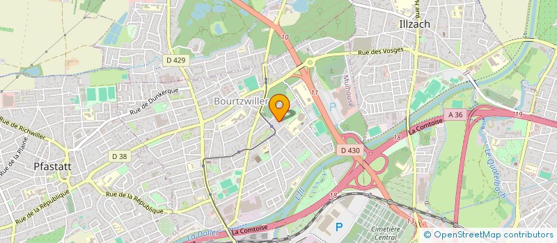 localisation de l'entreprise MONSIEUR ALI MOHAMED IBRAHIM  MULHOUSE