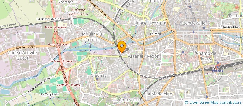 localisation de l'entreprise MONSIEUR ALI MOHAMMAD  RENNES