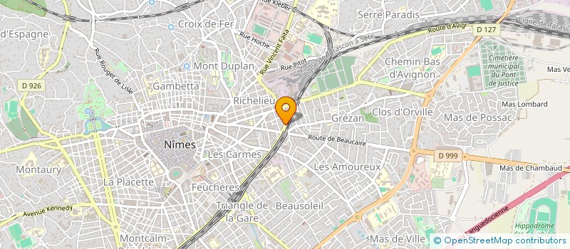 localisation de l'entreprise MONSIEUR ALI MOHAMMADI  NIMES