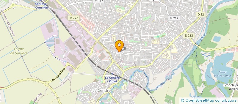 localisation de l'entreprise MONSIEUR ALI MOHELLEBI  COURNON-D'AUVERGNE