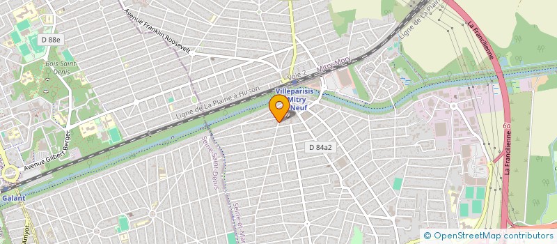 localisation de l'entreprise MONSIEUR ALI MOKRANE à VILLEPARISIS