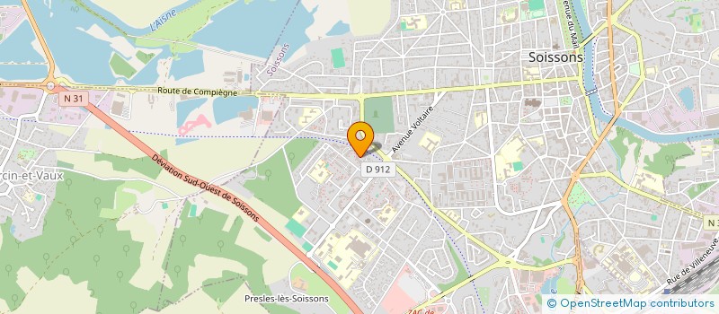 localisation de l'entreprise MONSIEUR ALI MOKRANE à SOISSONS