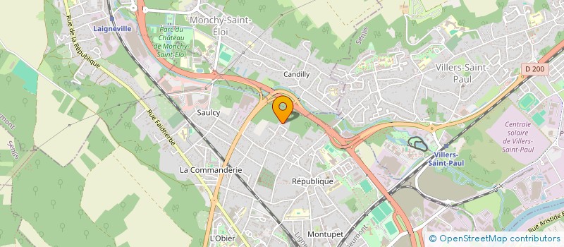 localisation de l'entreprise MONSIEUR ALI MOUDO KEBE  NOGENT-SUR-OISE