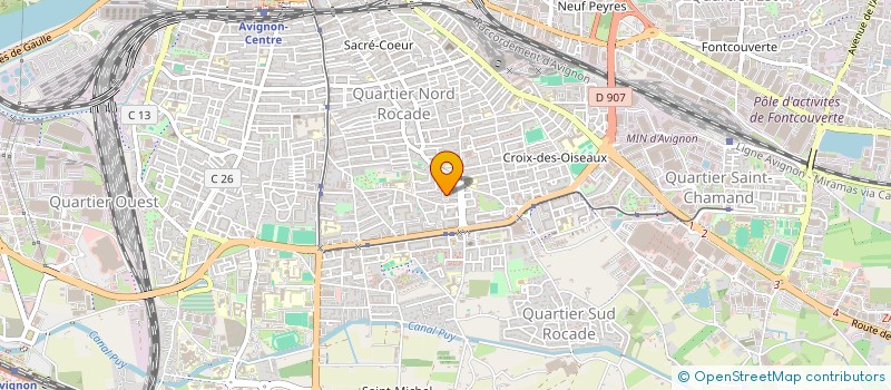 localisation de l'entreprise MONSIEUR ALI MOUHIB  AVIGNON