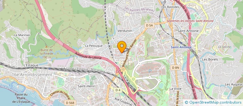 localisation de l'entreprise MONSIEUR ALI MOUHSSIN BOUYACOUB  MARSEILLE