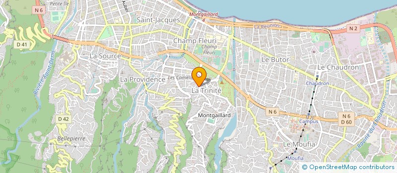 localisation de l'entreprise MONSIEUR ALI MOUMINE DJAOID à SAINT-DENIS