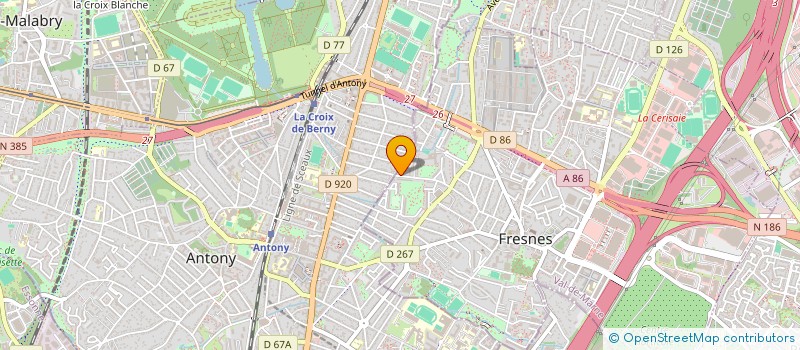 localisation de l'entreprise MONSIEUR ALI MOURID  FRESNES