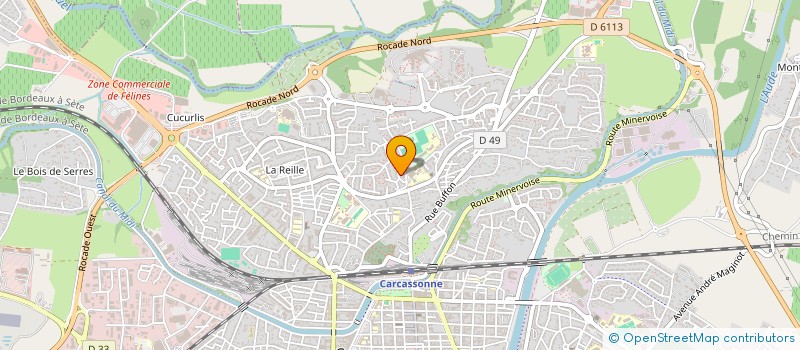 localisation de l'entreprise MONSIEUR ALI MOUSSAOUI  CARCASSONNE