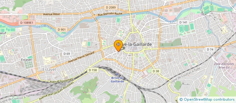 localisation de l'entreprise MONSIEUR ALI MUHAMMAD  BRIVE-LA-GAILLARDE