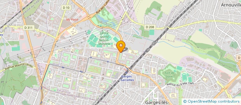 localisation de l'entreprise MONSIEUR ALI MUHAMMAD  SARCELLES