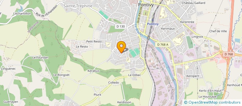 localisation de l'entreprise MONSIEUR ALI-MZE MOHAMED à PONTIVY