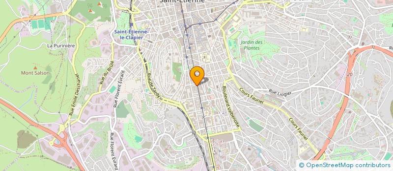 localisation de l'entreprise MONSIEUR ALI NAJMATI  SAINT-ETIENNE