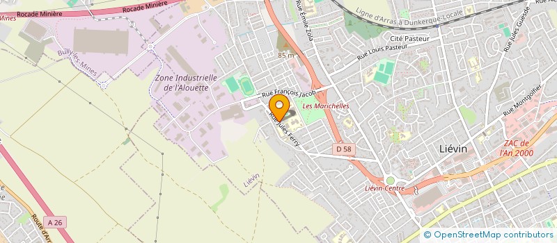 localisation de l'entreprise MONSIEUR ALI NASRAT EL MASRI à LIEVIN
