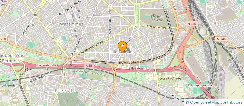 localisation de l'entreprise MONSIEUR ALI NASRI à LILLE