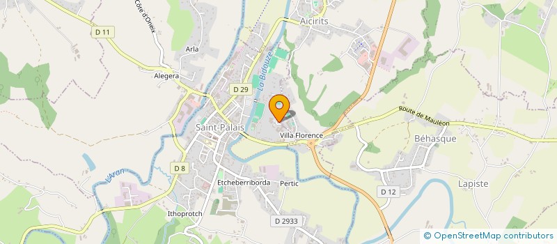 localisation de l'entreprise MONSIEUR ALI NEBRASS  LARRIBAR-SORHAPURU