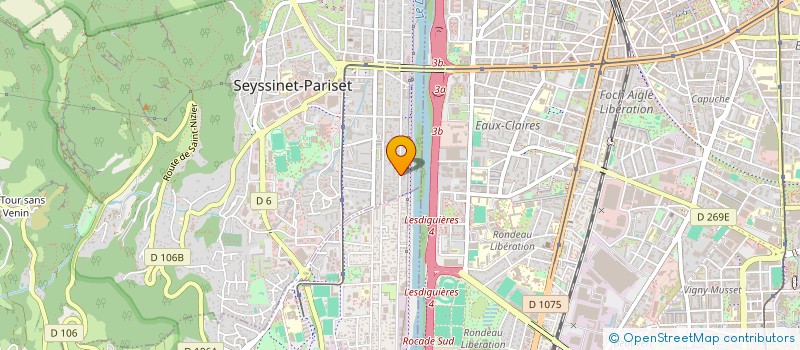 localisation de l'entreprise MONSIEUR ALI NOOR HILOWLE  SEYSSINET-PARISET