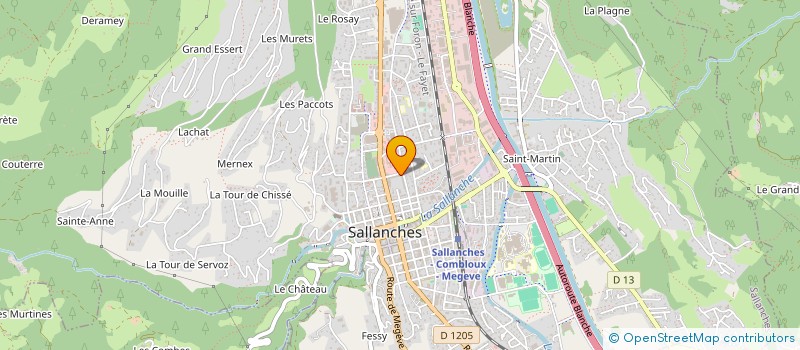 localisation de l'entreprise MONSIEUR ALI-NOURI HAKIM  SALLANCHES