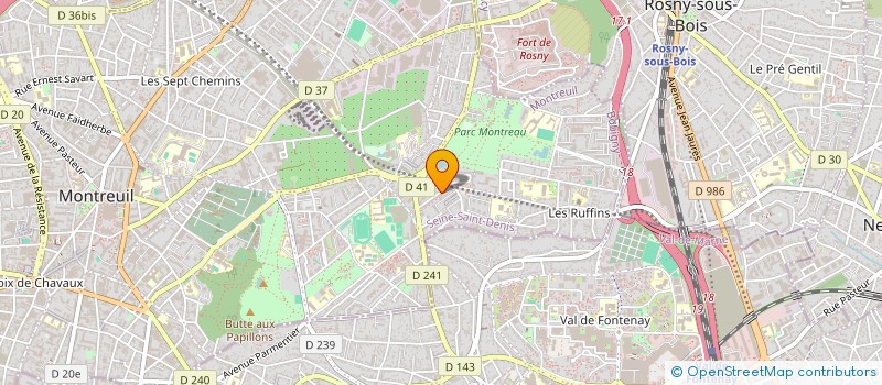 localisation de l'entreprise MONSIEUR ALI OMAR à MONTREUIL