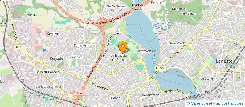 localisation de l'entreprise MONSIEUR ALI ORUC  LORIENT