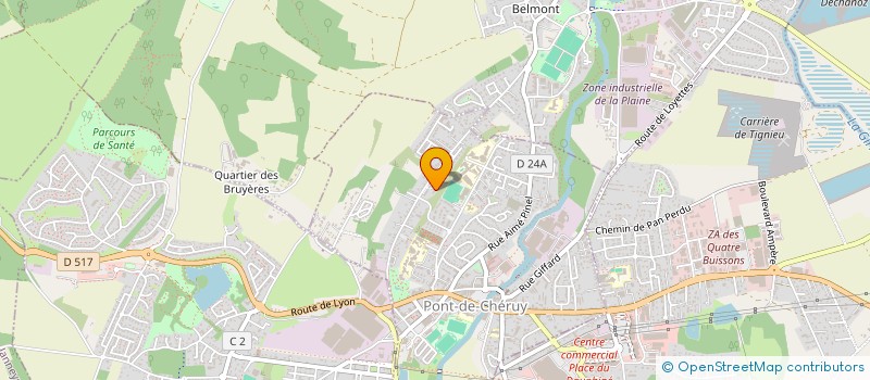 localisation de l'entreprise MONSIEUR ALI OSMAN KIZILTOPRAK  PONT-DE-CHERUY