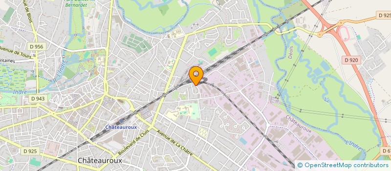 localisation de l'entreprise MONSIEUR ALI OSMAN MOHAMAD à CHATEAUROUX