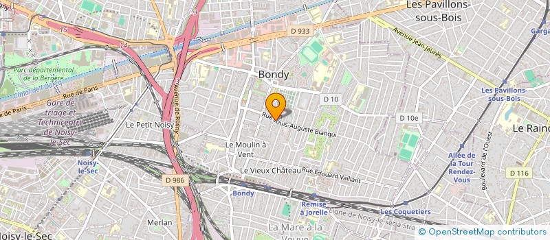 localisation de l'entreprise MONSIEUR ALI OTMANI  BONDY