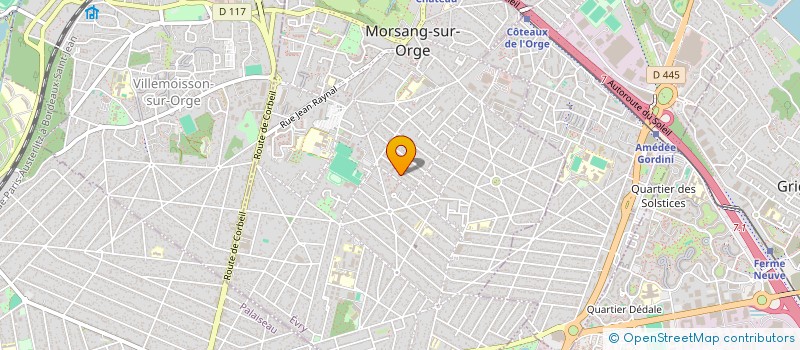 localisation de l'entreprise MONSIEUR ALI OUAKRAF  MORSANG-SUR-ORGE