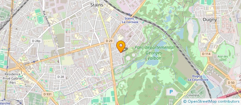 localisation de l'entreprise MONSIEUR ALI OUAMDI à STAINS