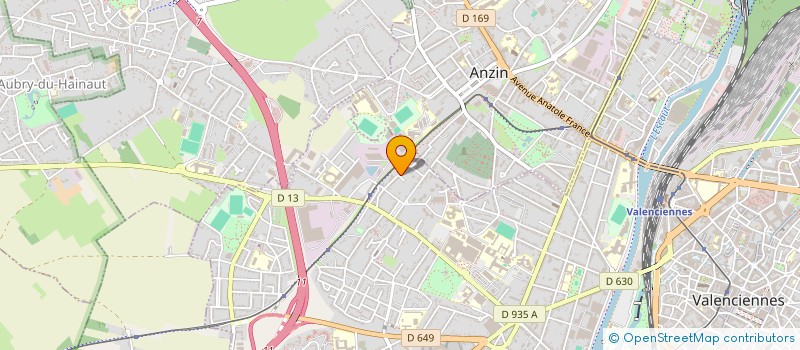 localisation de l'entreprise MONSIEUR ALI OUBALID  VALENCIENNES