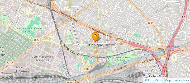 localisation de l'entreprise MONSIEUR ALI OUHELLA  BOBIGNY