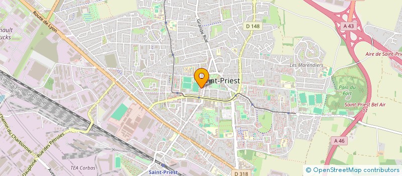 localisation de l'entreprise MONSIEUR ALI OUJA  SAINT-PRIEST