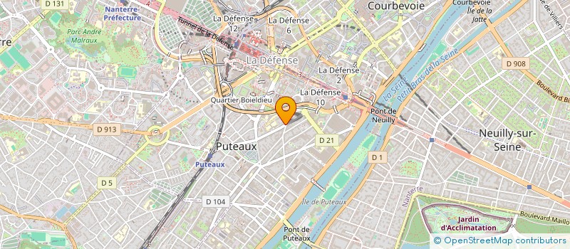 localisation de l'entreprise MONSIEUR ALI OUKHALI à PUTEAUX