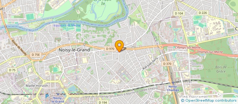 localisation de l'entreprise MONSIEUR ALI OUKOULOU  NOISY-LE-GRAND