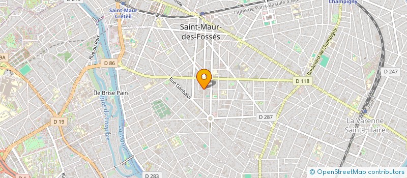 localisation de l'entreprise MONSIEUR ALI OULD HAMOUDA à SAINT-MAUR-DES-FOSSES